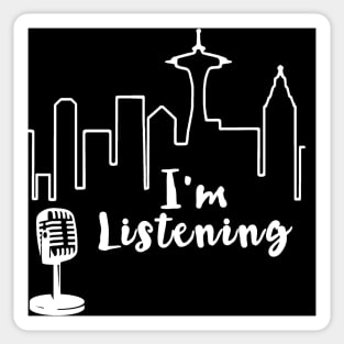 Im listening Sticker